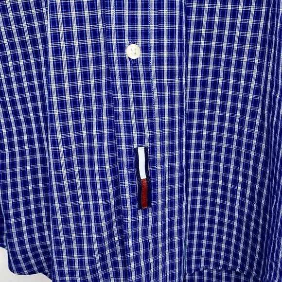 Tommy Hilfiger American Tartan Men's Button Down Plaid Shirt Size 16 ~ 34/35 - Picture 7 of 10
